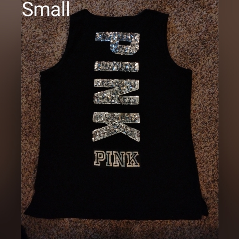 VS PINK BLING SMALL TANK